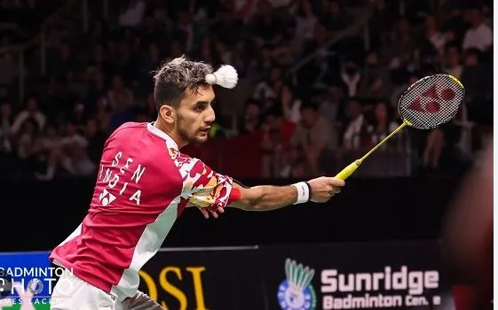 लक्ष्य सेन विजयी सलामी Lakshya Sen wins