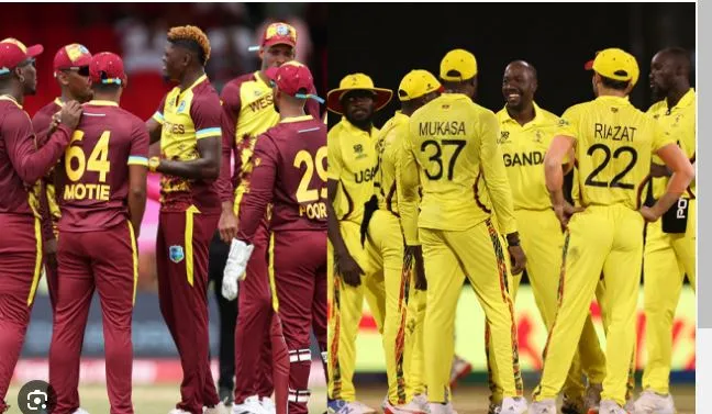West Indies match against Uganda today