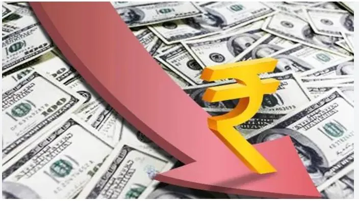 Rupee at low level against dollar