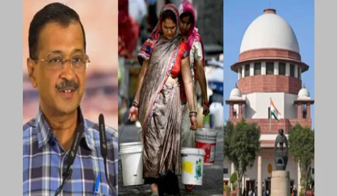 पाणी संकटाबाबत दिल्ली सरकार कोर्टात Delhi government in court regarding water crisis