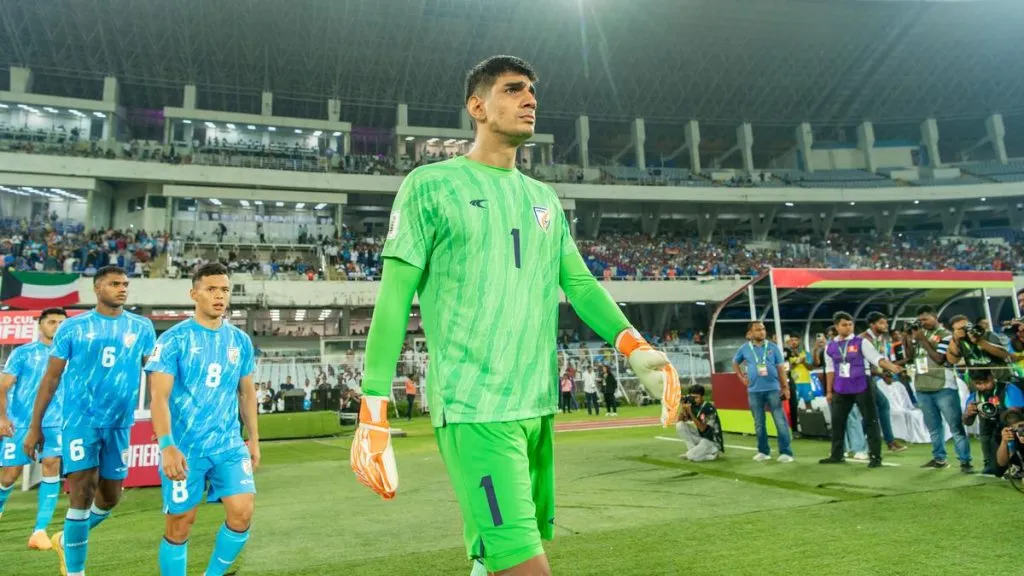 Gurpreet Singh Sandhu as captain of Indian football team