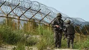 Kim's soldiers entered the border of South Korea