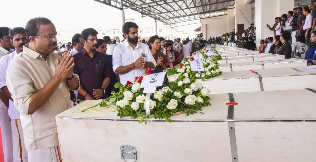 Dead bodies of forty-five Indians in Kochi