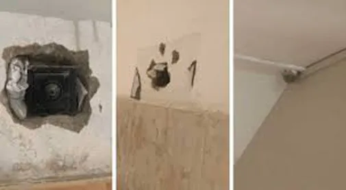 Hidden cameras in girls hostel washroom in Lahore