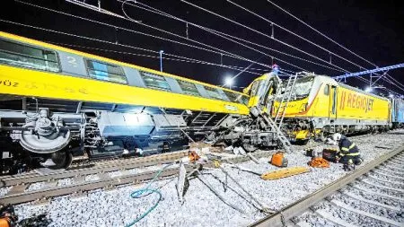 Railway collided with a freight train, 4 people died