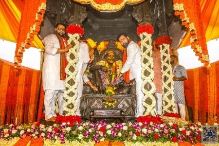 किल्ले रायगडावर ३५० वा शिवराज्याभिषेक सोहळा साजरा…