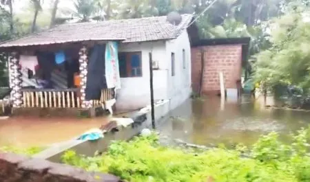 Heavy rains in Karwar coast
