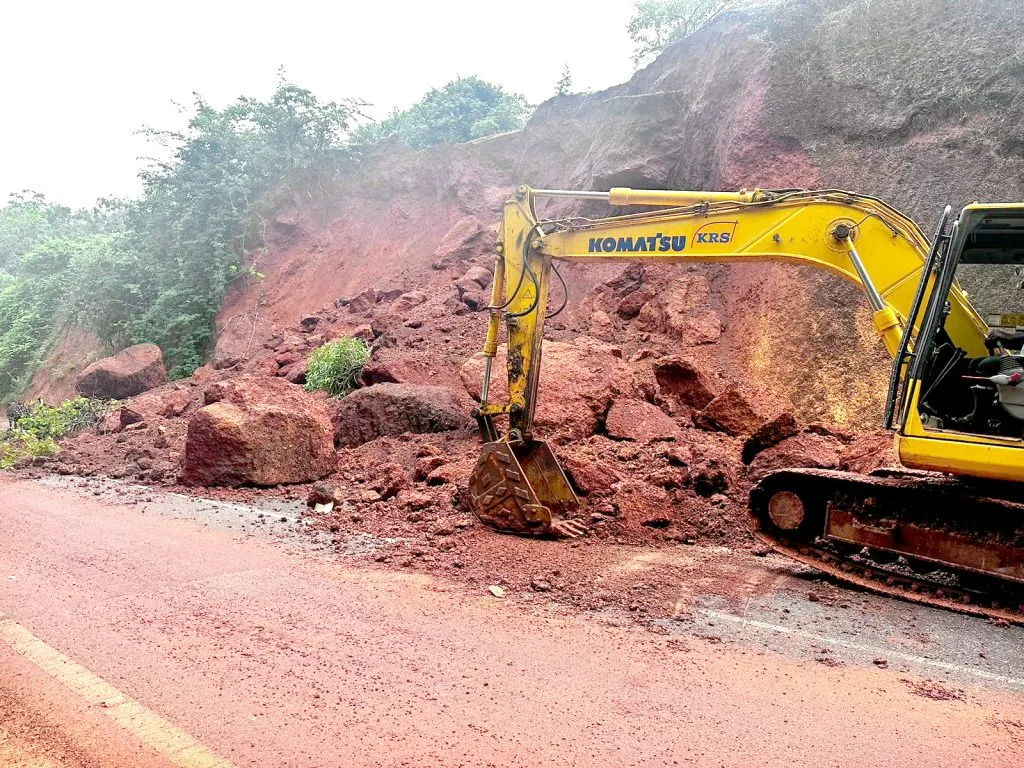 Landslide incidents in Karwar district