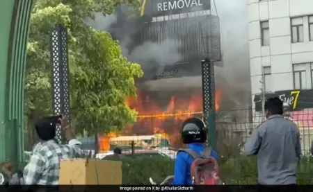 Another hospital on fire in Delhi