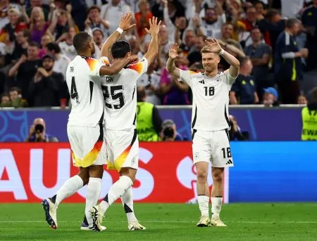 A winning opening for hosts Germany
