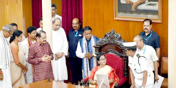 Surma Padhi as Speaker of Odisha Legislative Assembly