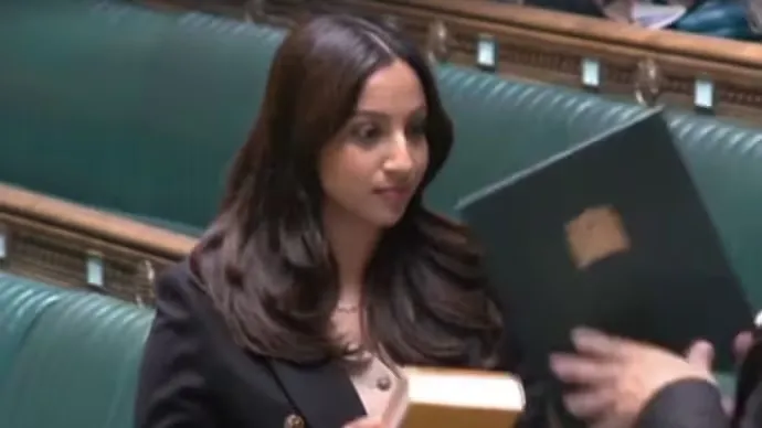 Indian-origin UK MP Shivani Raja takes oath on Bhagavad Gita