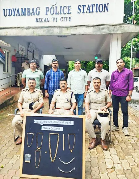 Jewels worth eleven lakhs seized from two staunch criminals