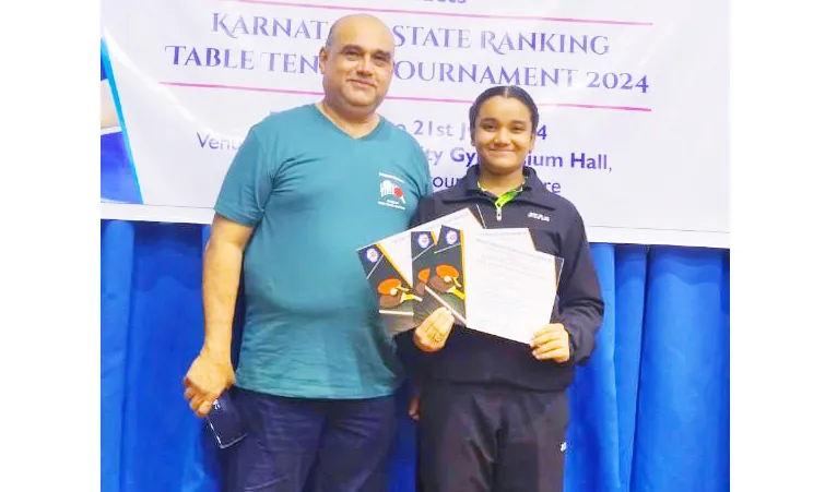 Triple Crown for Tanishka Kalbhairav