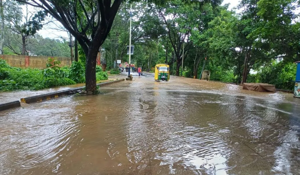 Heavy rains... City flooded