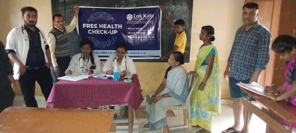 Health Camp at Kankumbi by Lokkalp Foundation