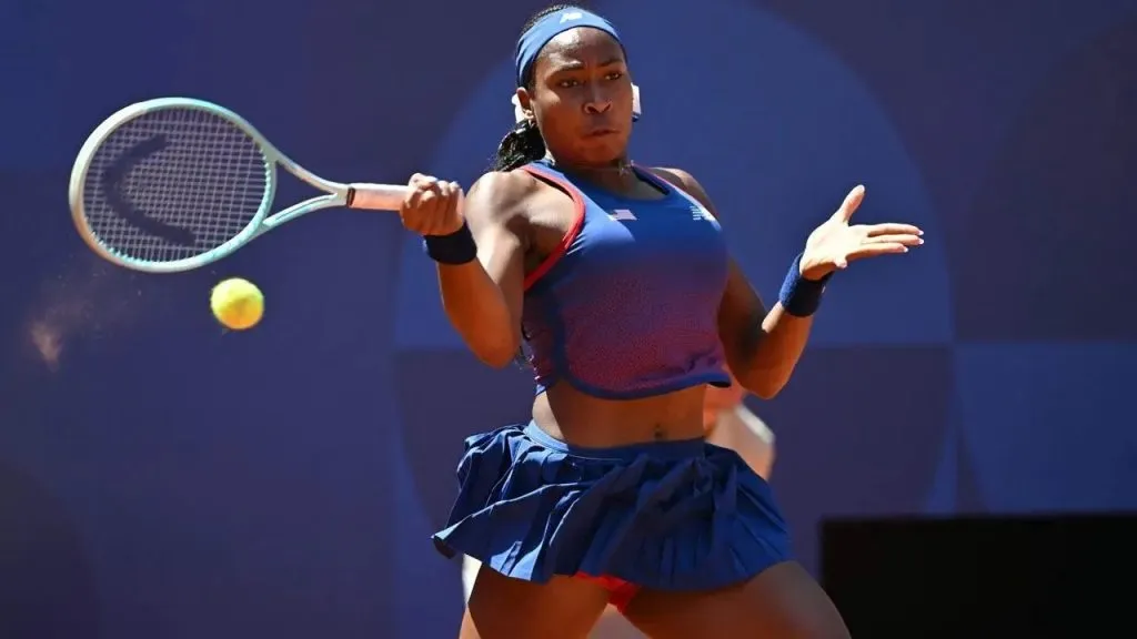 Coco Goff in the third round