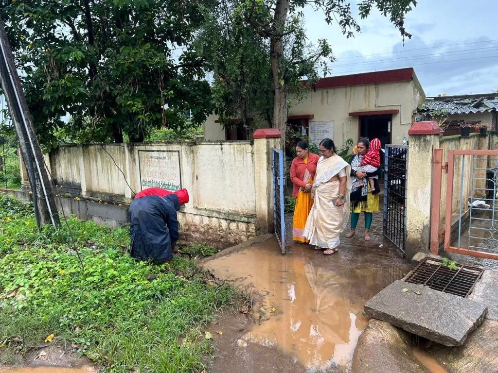 Ex-Mayor's suggestion to keep Anganwadi premises clean