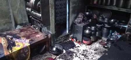 House fire in Saraswatinagar