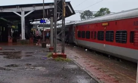 Konkan railway traffic