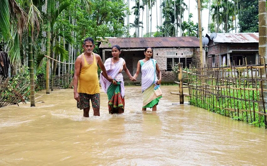 More than 6 lakh people affected by floods in Assam