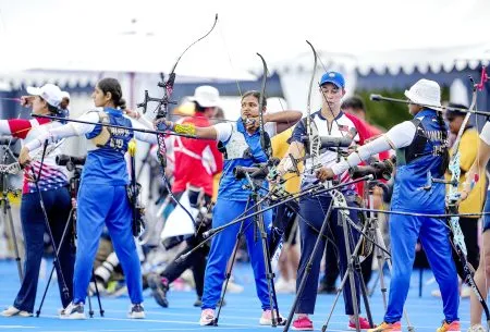 Indian women's archers in quarterfinals