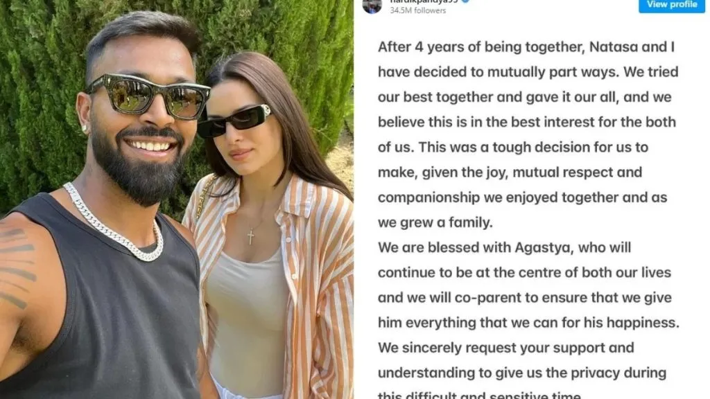 Finally Hardik-Natasha divorce