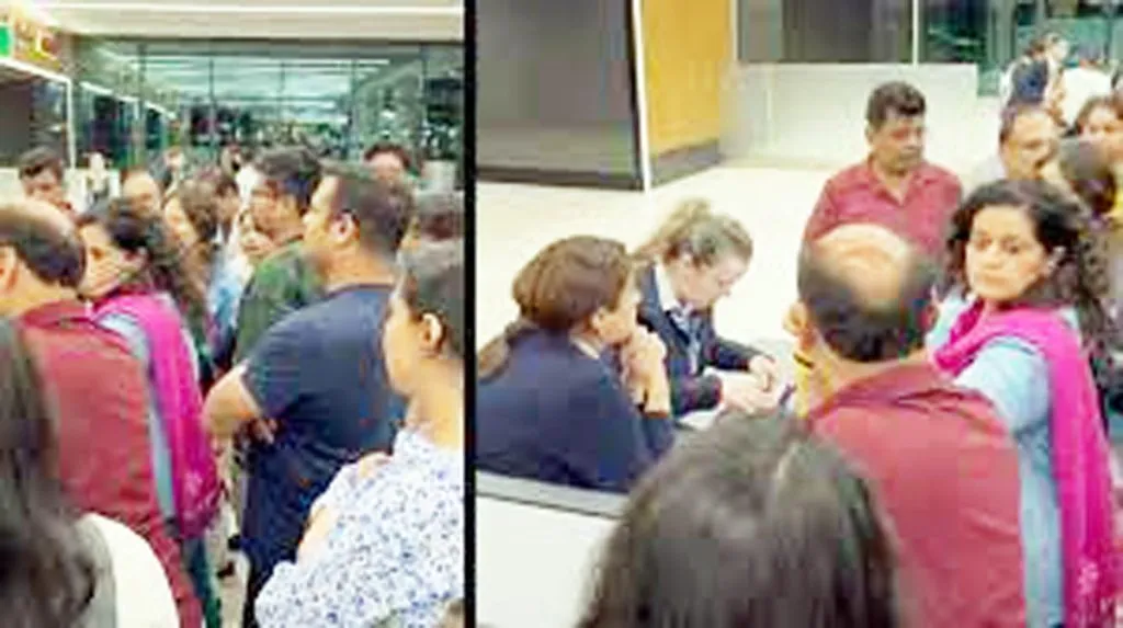 Technical failure in Indigo flight, plight of passengers