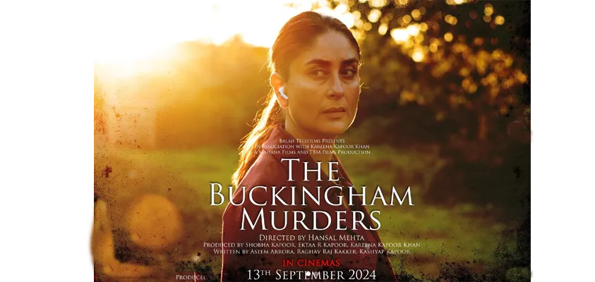 'The Buckingham Murders' will be shown