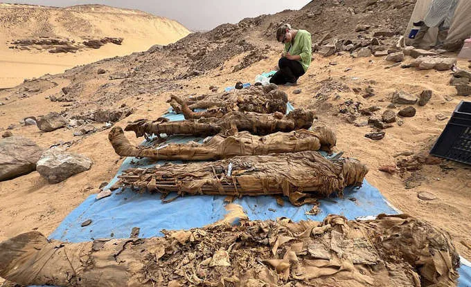 The city of the dead was discovered