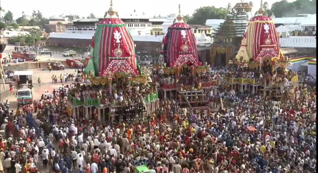 पुरीमध्ये ‘जय जगन्नाथ, जय श्रीराम’चा गजर