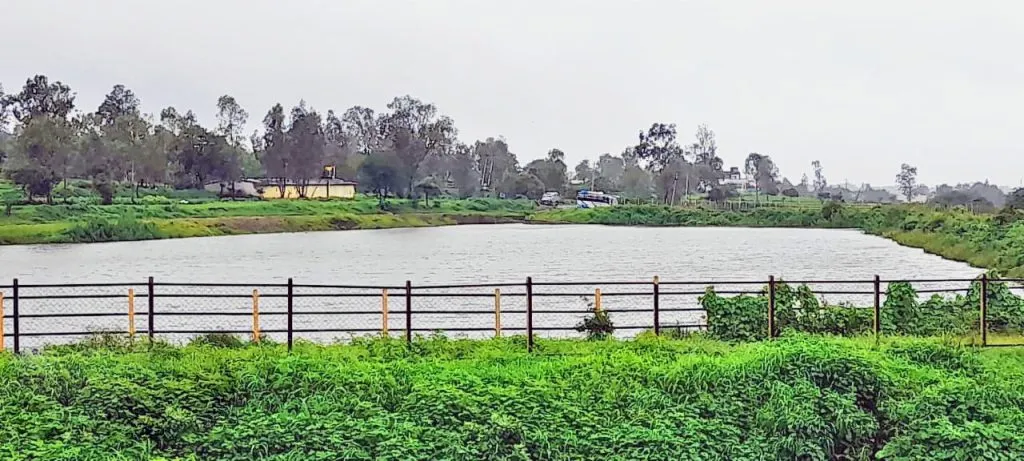 Bankudi lake overflow at Dhamane