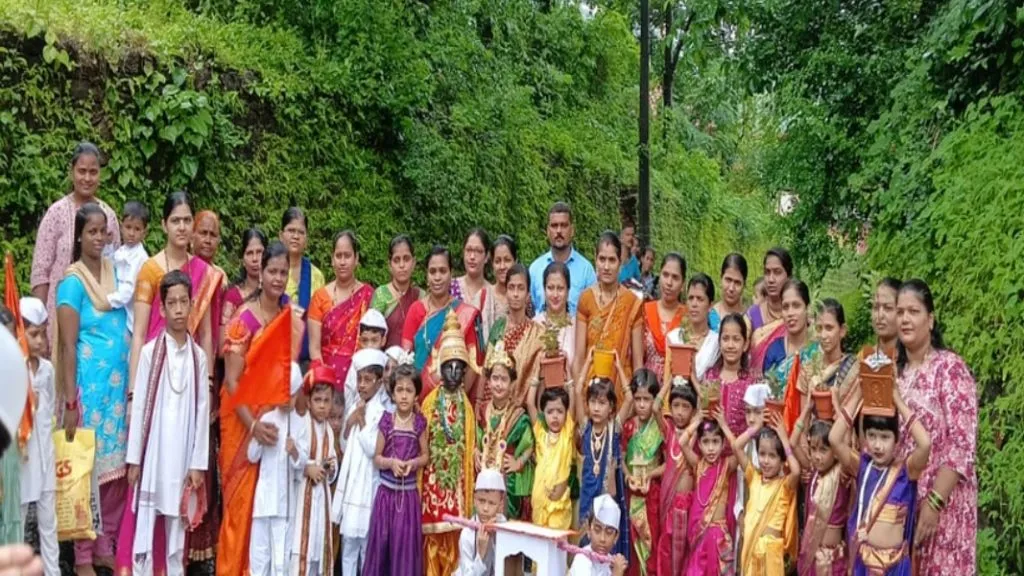 सावंतवाडीतील चिमुकल्यांनी काढली आषाढी एकादशी निमित्त दिंडी