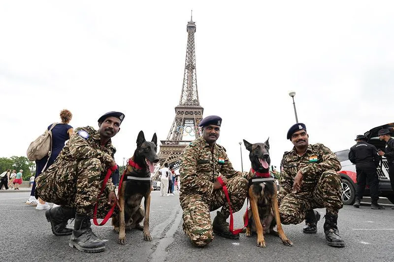 Indian dogs deployed for security of Paris Olympics