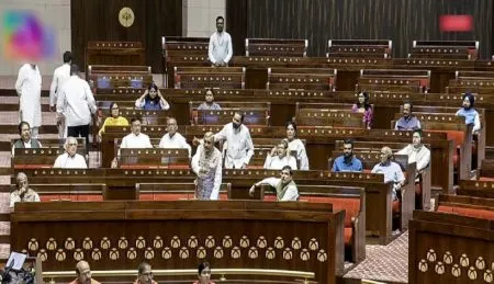 Uproar continues in Parliament over the issue of farmers