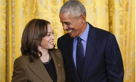 Obama's support for Kamala Harris