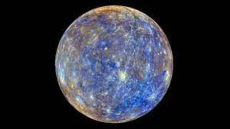 A large cover of treasure diamonds found on Mercury