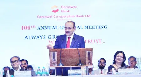 सारस्वत बँकेला 502 कोटींचा निव्वळ नफा 502 crore net profit for Saraswat Bank