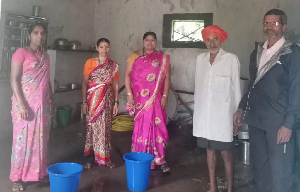 Bhalke school toilet collapsed