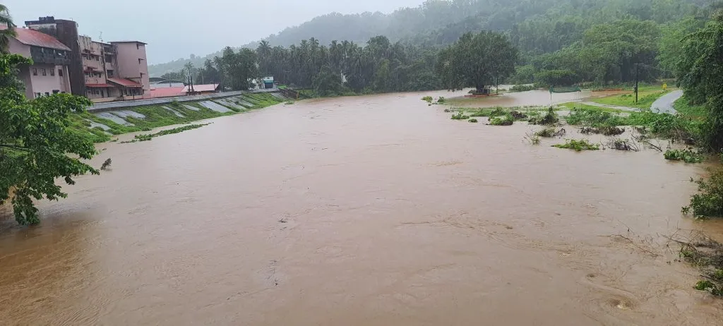 Dicholi, chain flood due to heavy rains