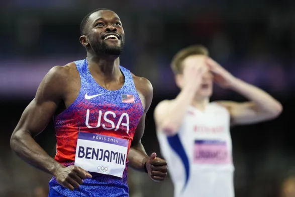 Benjamin has 400m. Hurdles title