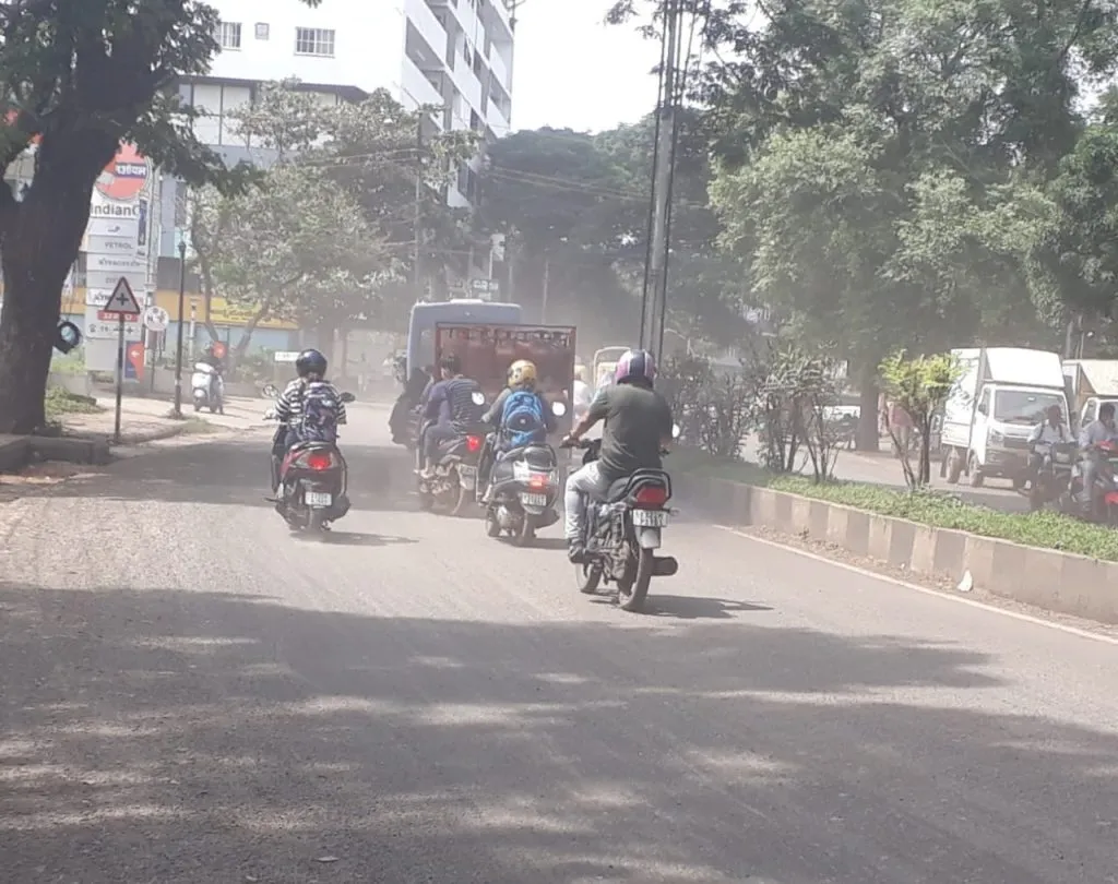 Dust on the road in four months