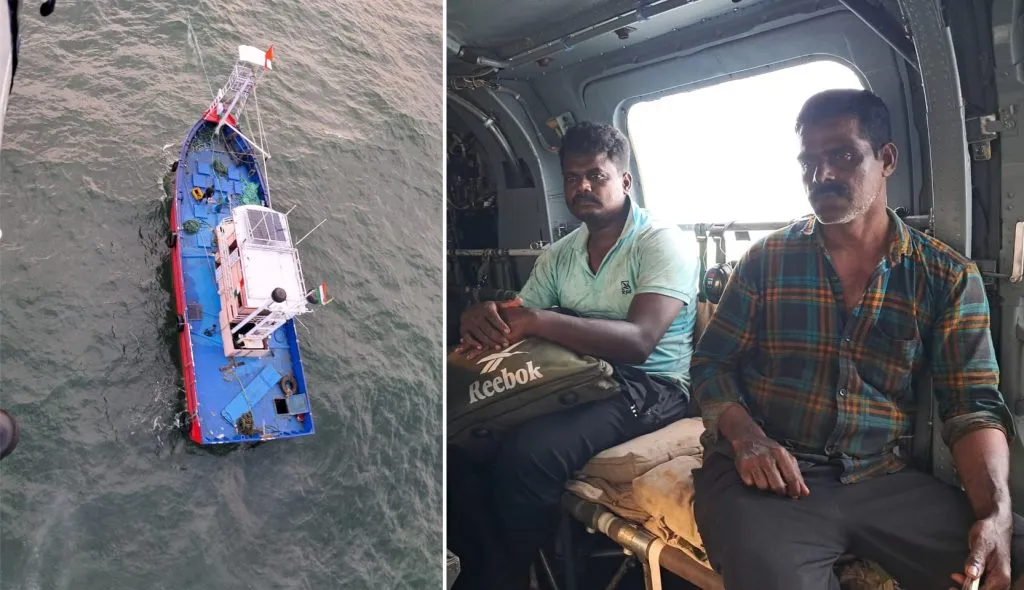 Karnataka fishing boat capsizes in Purnagad sea