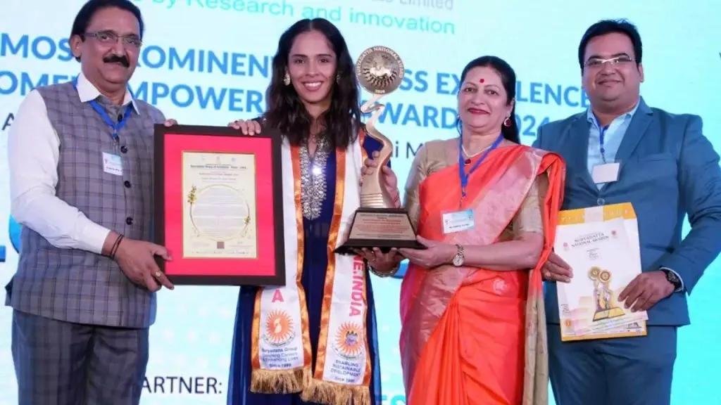 Surya Dutta Award to Saina Nehwal