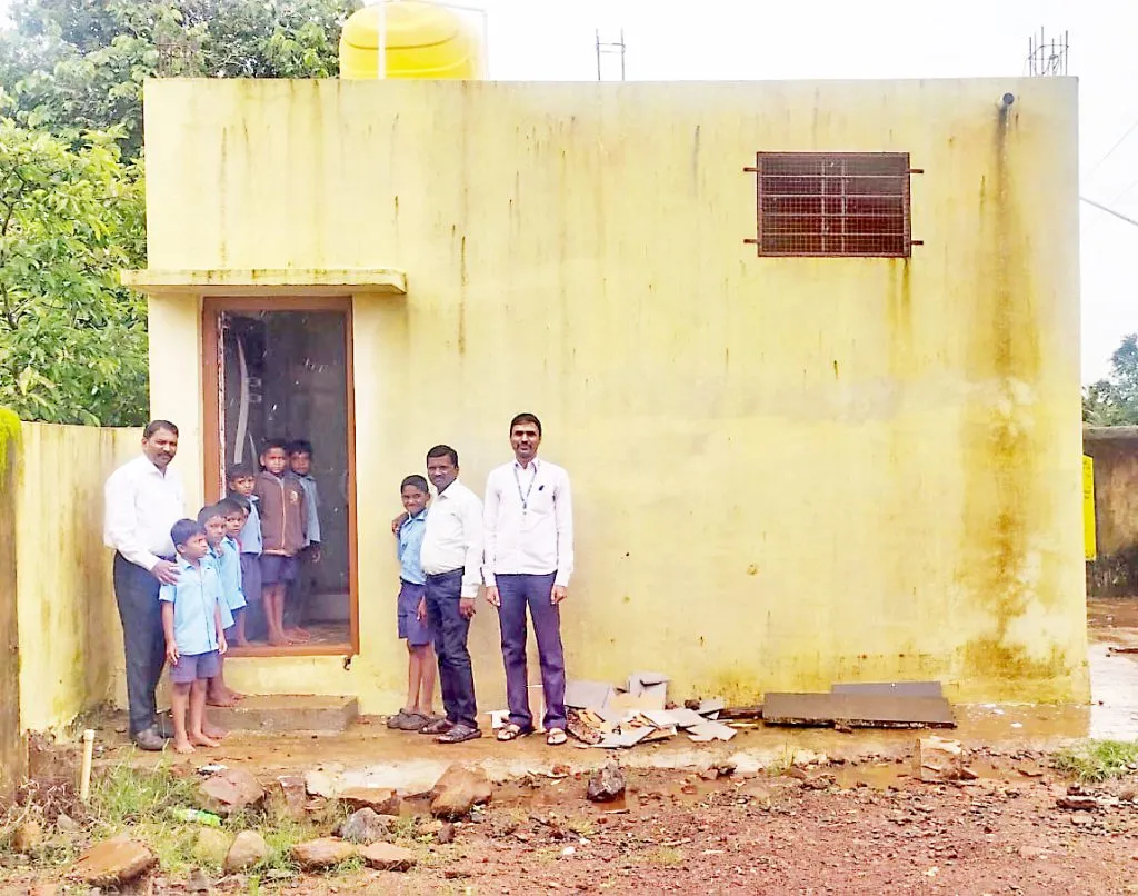 Finally, the toilet of 'that' school in Aggasge is open for students