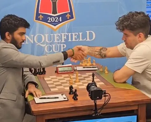 Gukesh's fight against Nepomnia is a draw