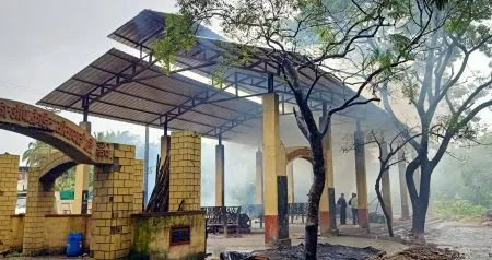 Sadashivnagar crematorium shed work in final stage