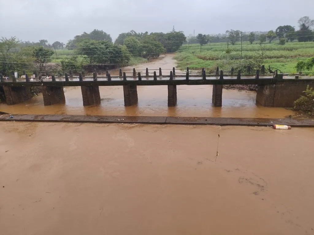 Markandeya river water level rise again