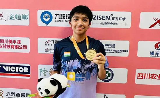 Gold Medal to Tanvi Patri