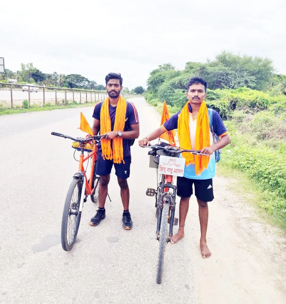 Belgaum to Rameswaram cycle journey for two riders